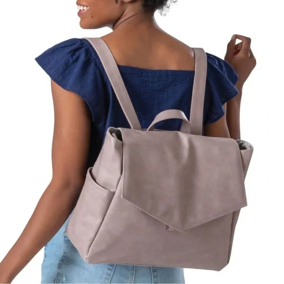Thirty-One Women\'s Stone Distressed Pebble On Point Backpack NEW rn-  main image 4